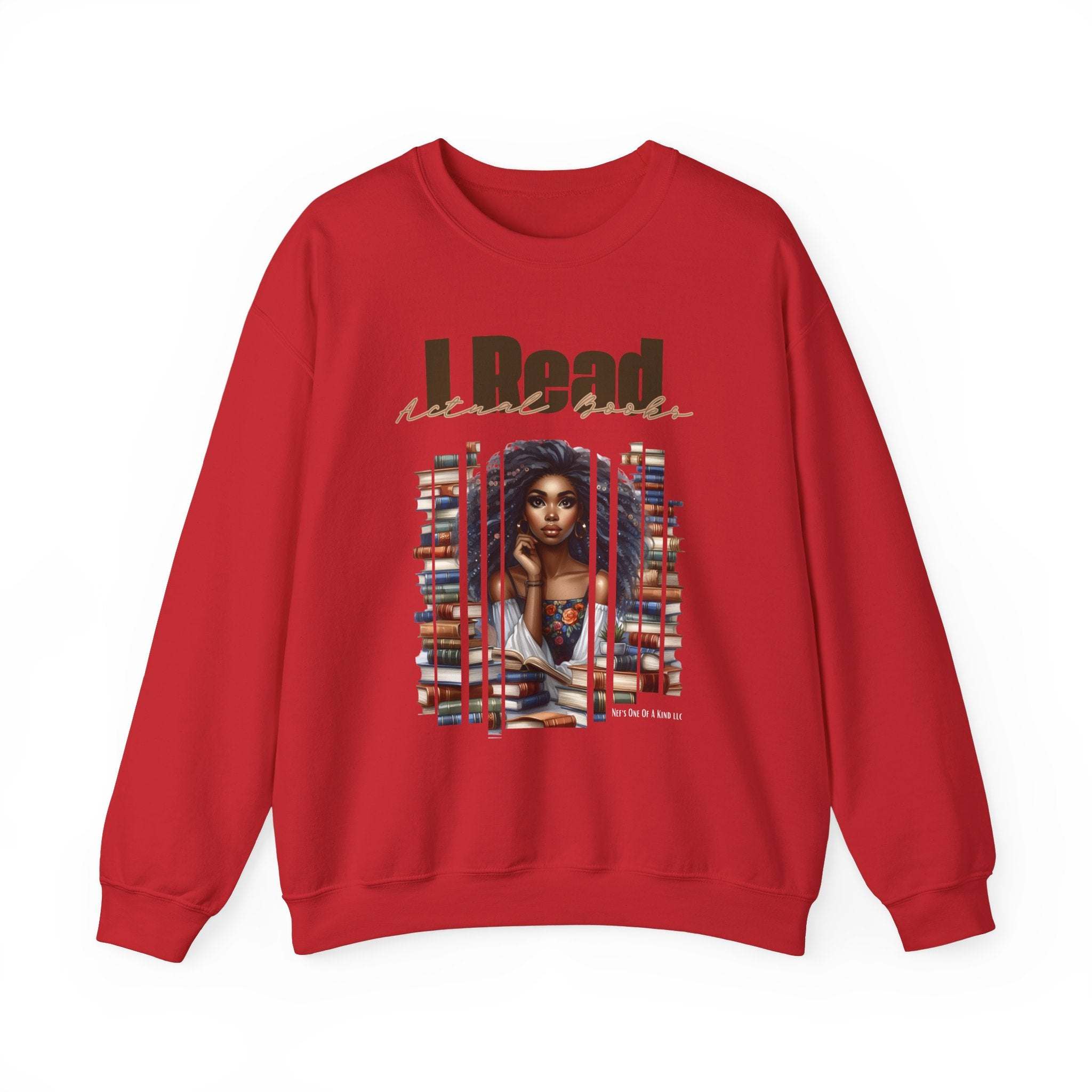read actual books Unisex Heavy Blend™ Crewneck Sweatshirt